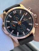 Ferro İç Fonksiyonları Aktif Deri Kordon 3 Atm Suya Dayanıklı Erkek Kol Saati EM11047.K thumbnail 2