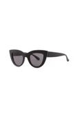 Unisex Matt Black Güneş Gözlüğü - 1
