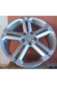 MALLORY JANT -7.5X17 5X100 17 Et.40 Cb.57.1 Silver Mallory Jant-4 Adet - 1