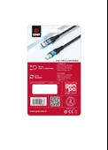 GNP Neon Işıklı Kablo TYPE-C To Lightning 1.2 Metre Gri Kablo - 2