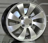 R1 Wheels 14 inç 4*100 ET35 Metalik Gri Jant Takımı (J-944) - 1