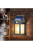 Güneş Enerjili Bahçe Led Ampul Hareket Sensörlü Bahçe Led  Su Geçirmez 3 Mod'lu Solar Led - 3