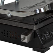 8 Dilim Elektrikli Saf Döküm Tost Makinesi  (Döküm 30x23) - Siyah - 8