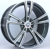 R1 Wheels 19 inç 5*112 ET27 Metalik Gri Jant Takımı (2337) - 1