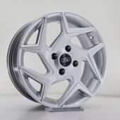 R1 Wheels 16 inç 5*108 ET35 Metalik Gri Jant Takımı (J-1278) - 1
