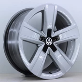 R1 Wheels 17 inç 5*120 ET35 Metalik Gri Jant Takımı (J-2788) - 1