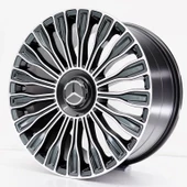 R1 Wheels 18 inç 5*112 ET43 Füme Jant Takımı (J-1365) - 1