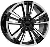R1 Wheels 18 inç 5*112 ET45 Parlak Siyah Jant Takımı (J-2908) - 1