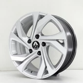 R1 Wheels 16 inç 4*100 ET35 Metalik Gri Jant Takımı (J-1353) - 1