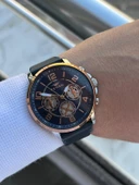 Ferro İç Fonksiyonları Aktif Deri Kordon 3 Atm Suya Dayanıklı Erkek Kol Saati EFM11146.LX thumbnail 3