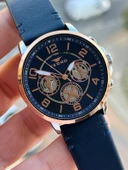 Ferro İç Fonksiyonları Aktif Deri Kordon 3 Atm Suya Dayanıklı Erkek Kol Saati EFM11146.LX thumbnail 5