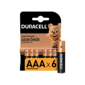 Duracell Alkalin Ince Kalem Pil 6 Adet  Aaa - 2