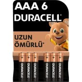 Duracell Alkalin Ince Kalem Pil 6 Adet  Aaa - 1