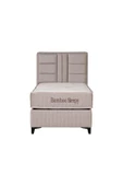 Kilim Mobilya Bamboo Sleepy Sandıklı Baza Başlık Yatak Seti Bej 90X190 - 2