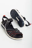 Hakiki Deri Kadın Lacivert Sandalet         GN24YNAVY-LACİ - 3