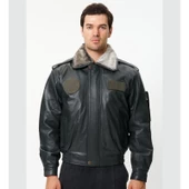 CAT3A Deri Pilot Montu Kül Siyahı YC - 3