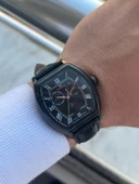 Ferro İç Fonksiyonları Aktif Deri Kordon 3 Atm Suya Dayanıklı Erkek Kol Saati EFM40125-SS thumbnail 3