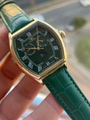 Ferro İç Fonksiyonları Aktif Deri Kordon 3 Atm Suya Dayanıklı Erkek Kol Saati EFM40125-Y thumbnail 5