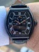 Ferro İç Fonksiyonları Aktif Deri Kordon 3 Atm Suya Dayanıklı Erkek Kol Saati EFM40125-SS thumbnail 4