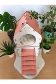 Tavşan Evi Teraslı Dublex Pembe Saman Beslemesi - 3