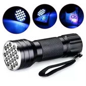 Fenerix 21 LED Ultraviyole El Feneri, 395 NM Uv Fener - 2