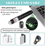 Fenerix PRO-303 USB Şarjlı Yeşil Lazer Pointer - 4