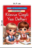 Yeni Müfradat Güzel Yazı Defteri Orta Boy 16.5x24  24 Yaprak 6 Adet Standart Kılavuz Çizgili Yazı Defteri Satır Aralıklarına Uygun - 3