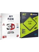 Referans Yayınları AYT Fizik Soru ve 3D AYT Fizik Video Destekli Defter 2li Set - 1