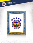 Fenerbahçe Lisanslı Mavi Arma Filografi Tablo (El Yapımı) - 1