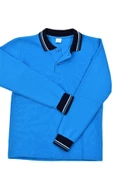 Kolej Polo Yaka Selanik Sweat Turkuaz K-MS-05 - 7