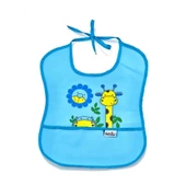 BabyJem Poli Muşamba Küçük Mama Önlüğü 030 Mavi - 1