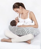 BabyJem Emzirme ve Destek Minderi 082 Gri Yaprak - 2