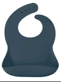 OiOi Basics Silikon Mama Önlüğü Deep Blue - 1