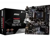 MSI A320M PRO-M2 V2 AM4 DDR4 3200(OC) DVI VGA HDMI M.2 USB3.1 mATX - 1