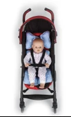 Sevi Bebe Puset ve Oto Koltuğu Minderi ART-8376 Mavi Yıldız - 3