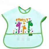 BabyJem Poli Muşamba Büyük Mama Önlüğü 029 Yeşil - 1