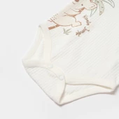 Bibaby Biorganic Koala Jungle Uzun Kol Bebek Body 56969 Mint - 4