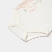Bibaby Biorganic Koala Jungle Uzun Kol Bebek Body 56969 Pembe - 4