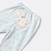 Bibaby Biorganic Pretty Ears Bunny Patikli Pantolon 57814 Mint - 5