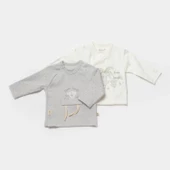 Bibaby Biorganic Koala Jungle 2'Li Zıbın 73316 Gri - 1