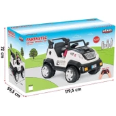 Pilsan Fantastik Uzaktan Kumandalı Akülü Araba 12 Volt 05-234 Beyaz - 4