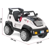 Pilsan Fantastik Uzaktan Kumandalı Akülü Araba 12 Volt 05-234 Beyaz - 2