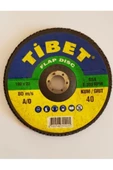 tibet Flap Zımpara Disk 180 X 22 40 Kum A/o 10 Adet Fiyatıdır - 1