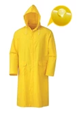 Craftex Profesyonel Yüksek Kalite Pvc Uzun Yağmurluk Pardesu Sarı 0,32 Mıc Xxl - 2