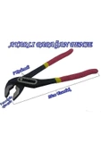 GK TOOLS Fort Pense Papağan Pense Pvc Izoleli Üniversal 250mm - 1