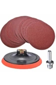 UGR Cırt Zımpara Seti Spiral Avuç Taşlama Matkap Uyumlu 115mm (7 Parça) - 1