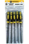 Meşem Eğe Seti 5'li - 8x200mm Yüksek Kalite Eğe - 2