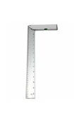 Meşem Terazili Alüminyum Marangoz Gönyesi L Cetvel - 35 cm - 2