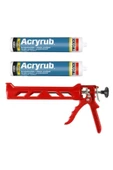 Soudal 1 Ad Silikon Tabancası + 2 Adet Mastik - 1