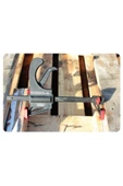 Eltos 6x600 Mm Hafif Tip Sürgülü Tek Ele Uygun Iç Dış Işkence Kıskaç - 3